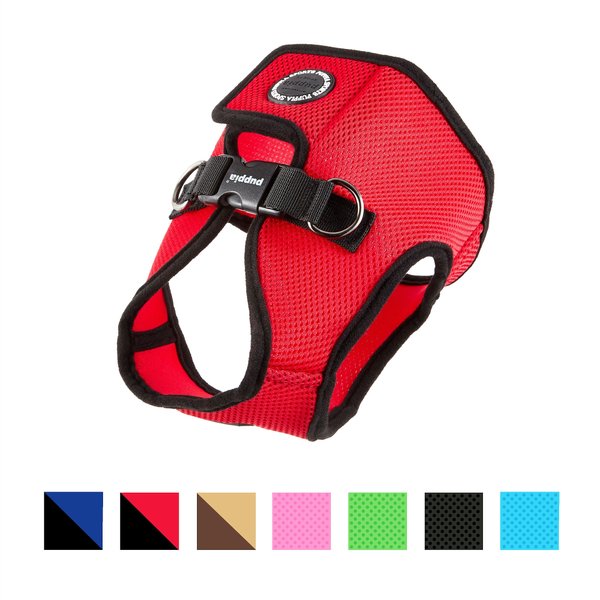 Puppia Vest Polyester Step In Back Clip Dog Harness, Red, X-Large: 20.4-in chest slide 1 of 10