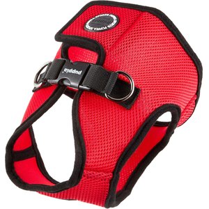 Puppia Vest Polyester Step In Back Clip Dog Harness, Red, X-Large: 20.4-in chest