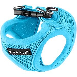 Puppia Vest Polyester Step In Back Clip Dog Harness, Sky Blue, X-Small