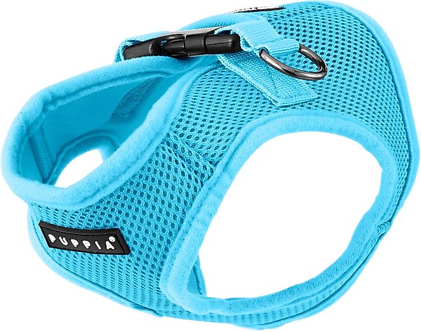 Puppia Vest Polyester Step In Back Clip Dog Harness, Sky Blue, Large: 16.9-in chest slide 1 of 10