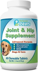 Particular Paws Chewable Tablets Joint & Hip Dog Supplement, 60 count slide 1 of 6