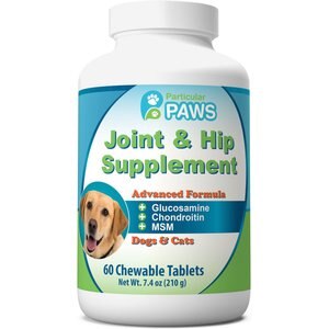 PARTICULAR PAWS Chewable Tablets Joint & Hip Dog Supplement, 60 count ...