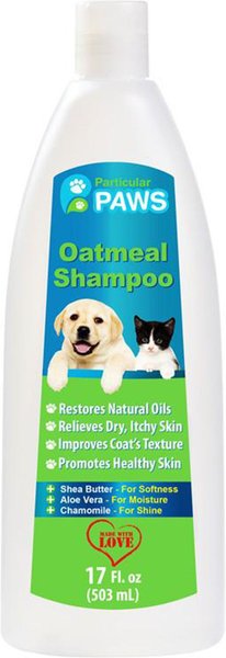 Particular Paws Oatmeal Dog & Cat Shampoo, 17-oz bottle slide 1 of 4