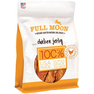 Full Moon Chicken Jerky Human-Grade Dog Treats, 12-oz bag