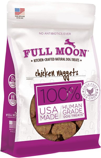 Full Moon Chicken Nuggets Grain-Free Dog Treats, 6-oz bag slide 1 of 6