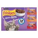 Friskies Meaty Bits Variety Pack Canned Cat Food, 5.5-oz, case of 12