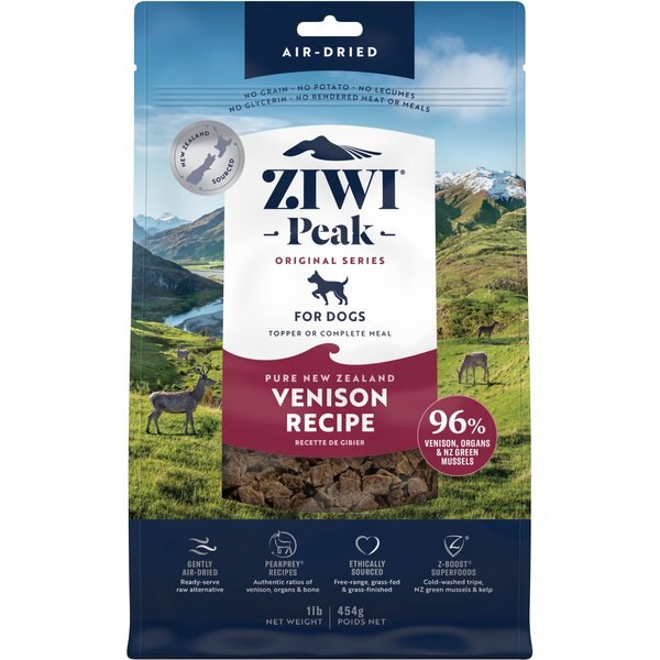 ZIWI Peak Beef GrainFree AirDried Dog Food, 2.2lb bag