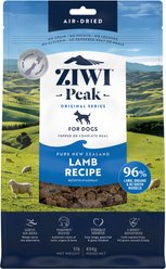 ZIWI Peak Lamb Grain-Free Air-Dried Dog Food, 1-lb bag