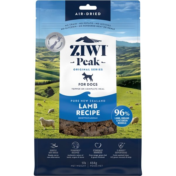 ZIWI Peak Venison GrainFree AirDried Dog Food, 1lb bag