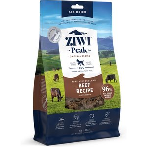 Ziwi Peak Beef Grain-Free Air-Dried Dog Food, 1-lb bag