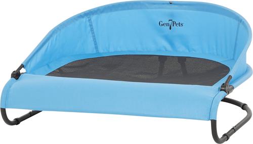 Show full view: Gen7Pets Cool-Air Cot Elevated Dog Bed, Trailblazer Blue, Medium slide 3 of 12