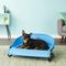 Show in main carousel: Gen7Pets Cool-Air Cot Elevated Dog Bed, Trailblazer Blue, Medium slide 4 of 12