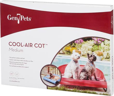 Show full view: Gen7Pets Cool-Air Cot Elevated Dog Bed, Trailblazer Blue, Medium slide 8 of 12