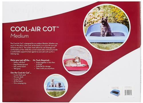 Show full view: Gen7Pets Cool-Air Cot Elevated Dog Bed, Trailblazer Blue, Medium slide 9 of 12