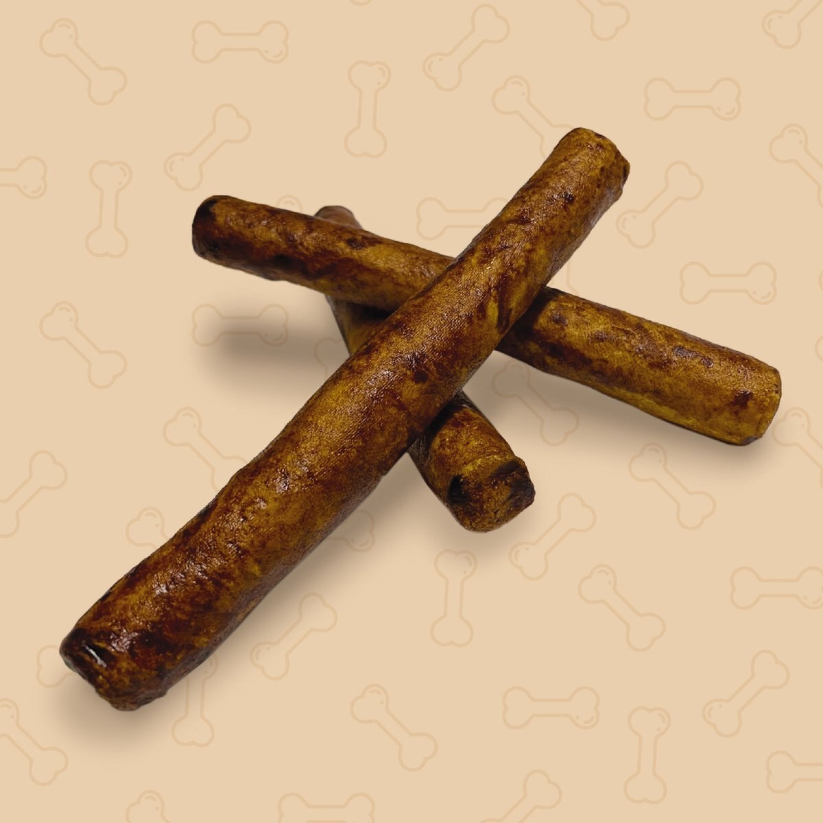 BETTER BELLY Highly Digestible Small Rolls Real Peanut Butter Rawhide