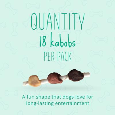 Show full view: Better Belly Dental Kabobs Chicken & Spearmint Flavor Dental Dog Treats, 18 count slide 8 of 12