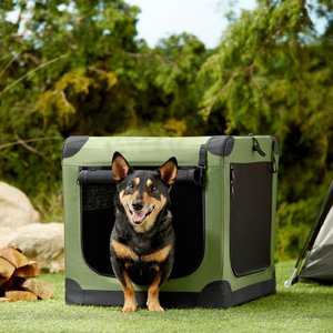 AFP 4-Door Dog Crate for Indoor and Outdoor Use