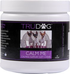 TruDog Calm Me Calming Support Soft Chews Dog Supplement, 60 count