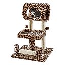 Frisco 28-in Faux Fur Cat Tree, Animal Print
