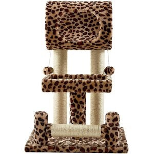 Leopard print outlet cat tower