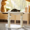 Frisco 20-in Faux Fur Cat Tree, Ivory
