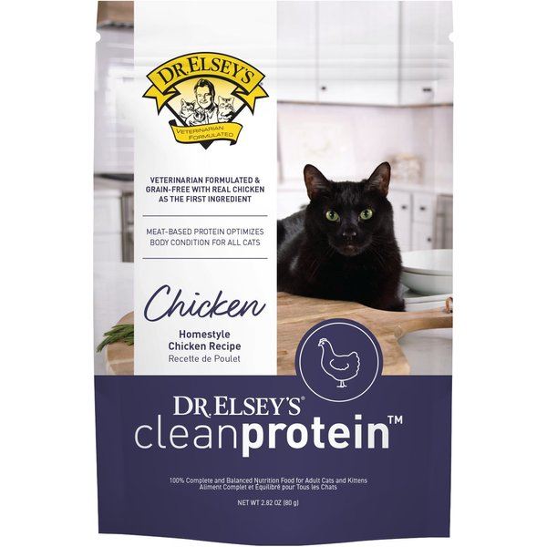 DR. ELSEY'S cleanprotein Chicken Flavored Wet Cat Food, 2.82oz pouch