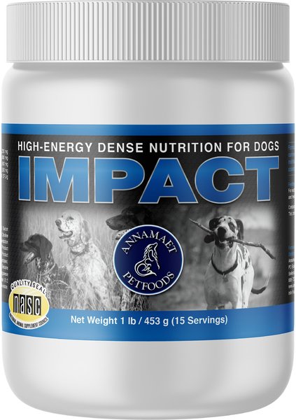Annamaet Impact High Energy Dog Powder Supplement 1-lb pail slide 1 of 6