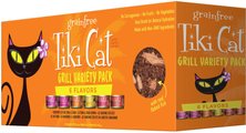 Tiki Cat King Kamehameha Grill Variety Pack Grain-Free Canned Cat Food, 2.8-oz, case of 12