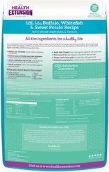 Health Extension Grain-Free Little Bites Buffalo & Whitefish Recipe Dry Dog Food, 10-lb bag slide 2 of 8