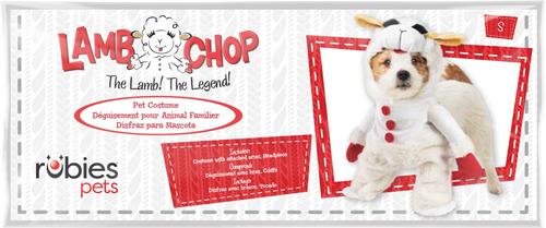 Show full view: Rubie's Costume Company Lamb Chop Dog Costume, X-Large slide 8 of 10