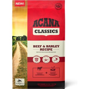 ACANA Classics Beef & Barley Recipe Dry Dog Food, 22.5-lb bag