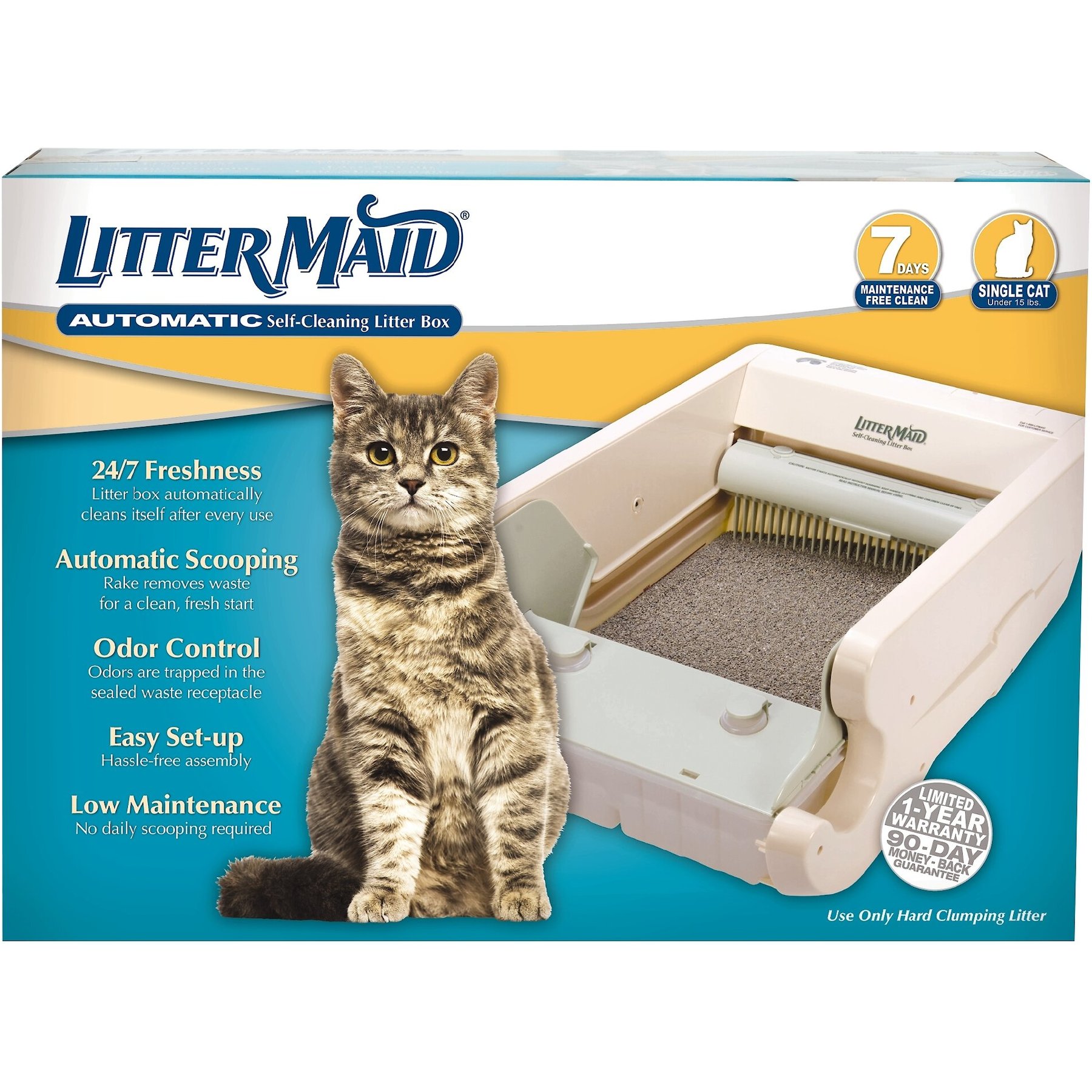 Discontinued LITTERMAID Classic Series Automatic Self Cleaning Cat Litter Box Chewy