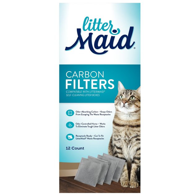LITTERMAID Carbon Filters for SelfCleaning Cat Litter Box, 12 count