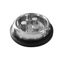 QT Dog Brake-Fast Non-Skid Stainless Steel Dog & Cat Bowl, 2-cup