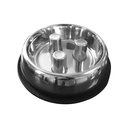 QT Dog Brake-Fast Non-Skid Stainless Steel Dog & Cat Bowl, 8-cup