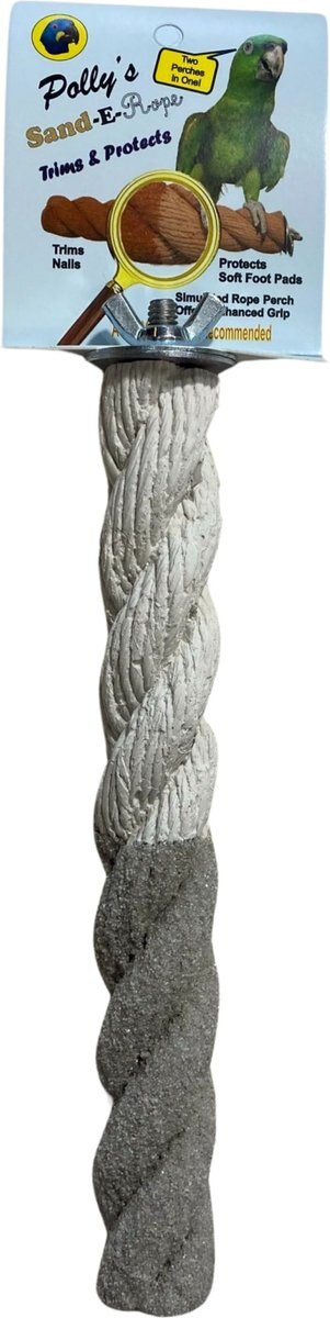 Polly's Pet Products Sand-E-Rope Bird Perch