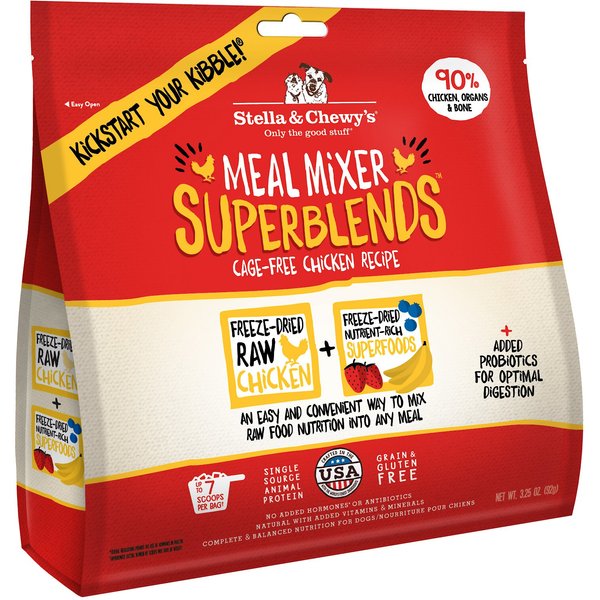 STELLA & CHEWY'S Chewy's Chicken Meal Mixers FreezeDried Raw Dog Food