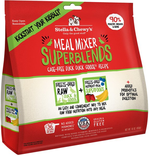 STELLA & CHEWY'S Marie's Magical Dinner Freeze-Dried Raw Dust Grass-Fed  Beef Dog Food Topper, 7-oz bag - Chewy.com