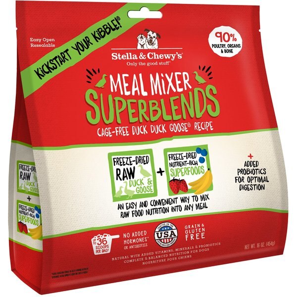 STELLA & CHEWY'S SuperBlends CageFree Duck Duck Goose Recipe Meal