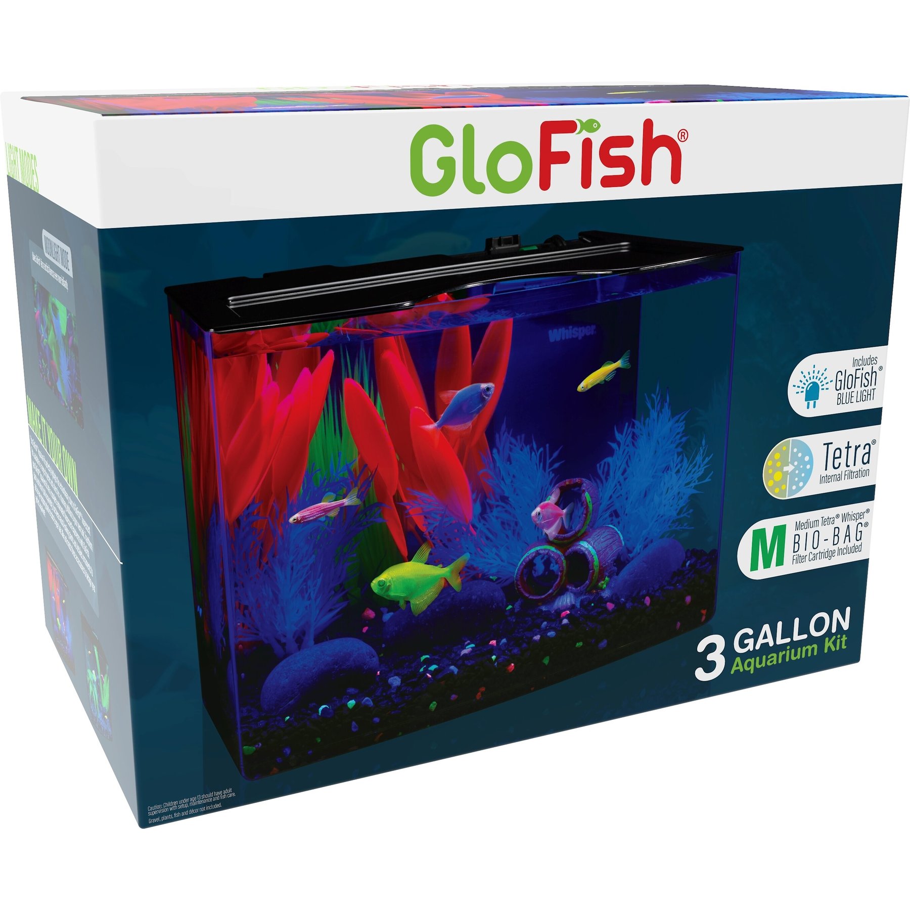 GloFish Multi-Color Fluorescent Aquarium Gravel, 5 lbs.
