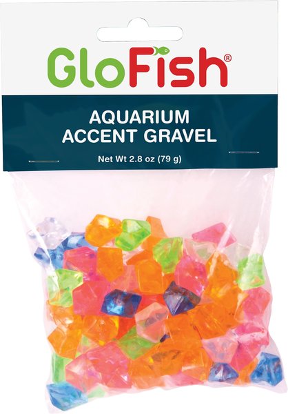 GLOFISH Fluorescent Aquarium Gravel, Pink/Green/Blue, 5-lb bag 