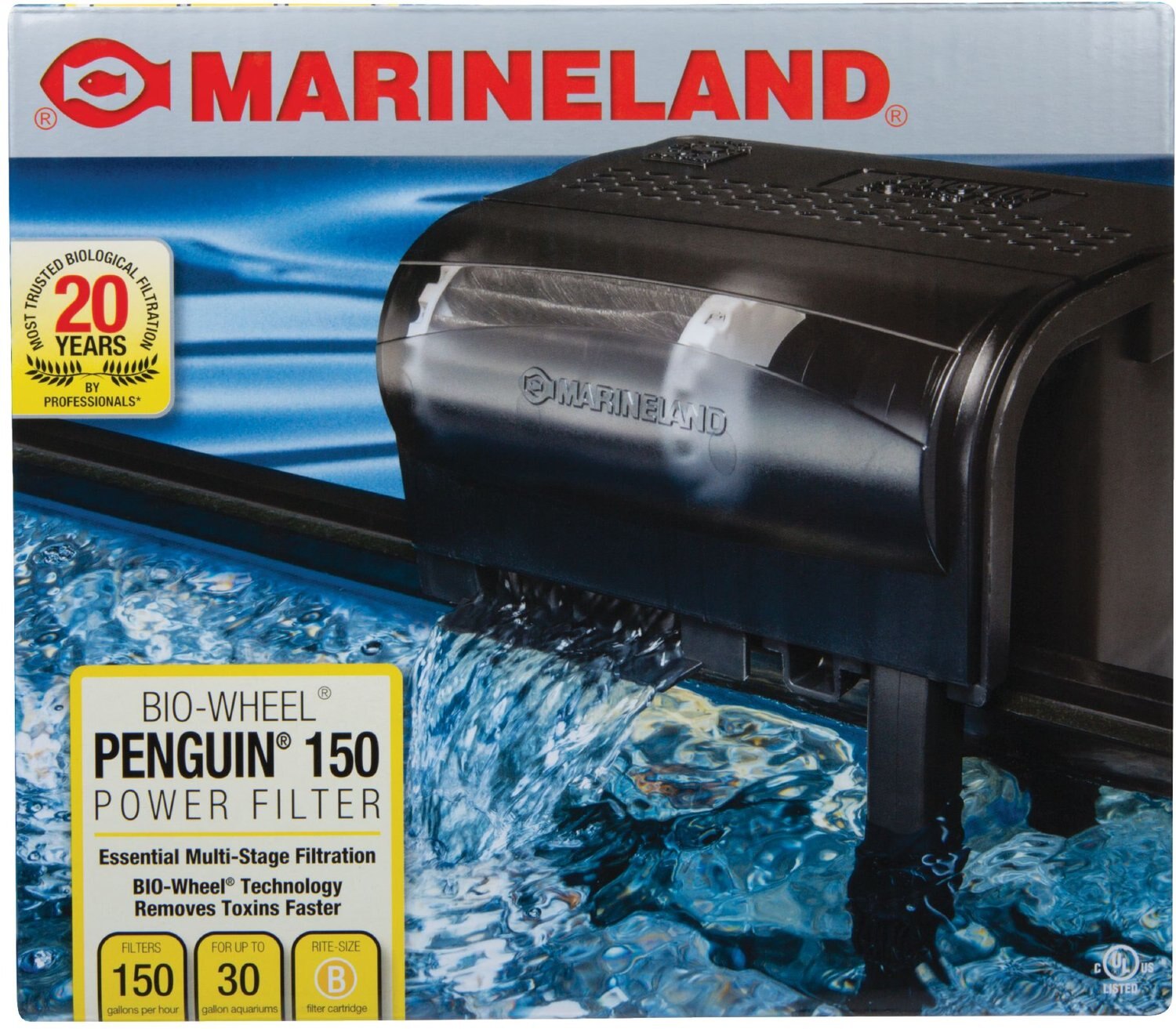 Marineland Bio-Wheel Penguin Aquarium Power Filter