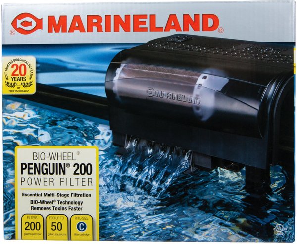 Marineland Bio-Wheel Penguin Aquarium Power Filter, 50-gal slide 1 of 10