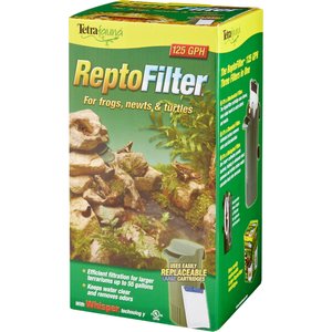 Tetrafauna ReptoFilter for Frogs, Newts & Turtles, Large, 125 GPH