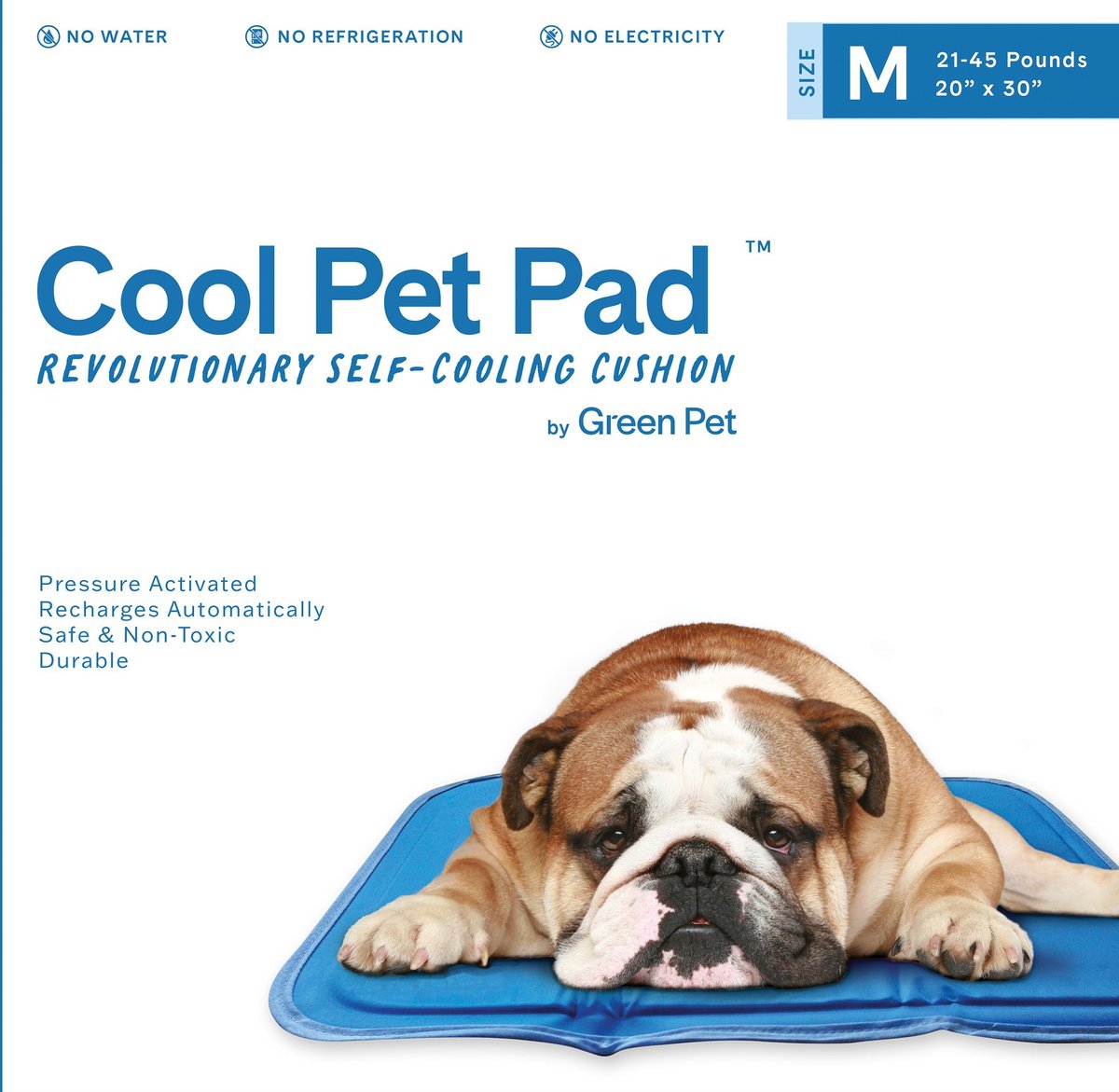 THE GREEN PET SHOP Cool Pet Pad, Medium