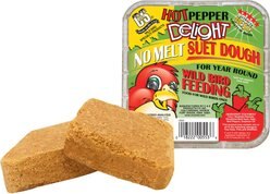 C&S Hot Pepper Delight No Melt Suet Dough Wild Bird Food, 11.75-oz tray, 1 count slide 2 of 9