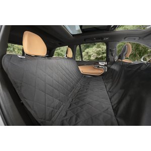 Plush Paws Products Quilted Hammock Car Seat Cover, Black, Regular