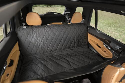 Show full view: Plush Paws Products Quilted Hammock Car Seat Cover, Black, Regular slide 3 of 12