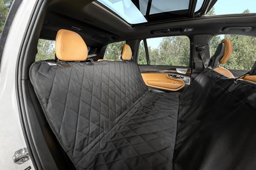 Show full view: Plush Paws Products Quilted Hammock Car Seat Cover, Black, Regular slide 5 of 12