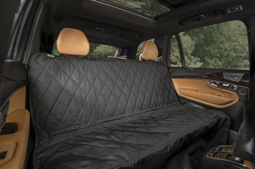 Show full view: Plush Paws Products Quilted Hammock Car Seat Cover, Black, Regular slide 7 of 12